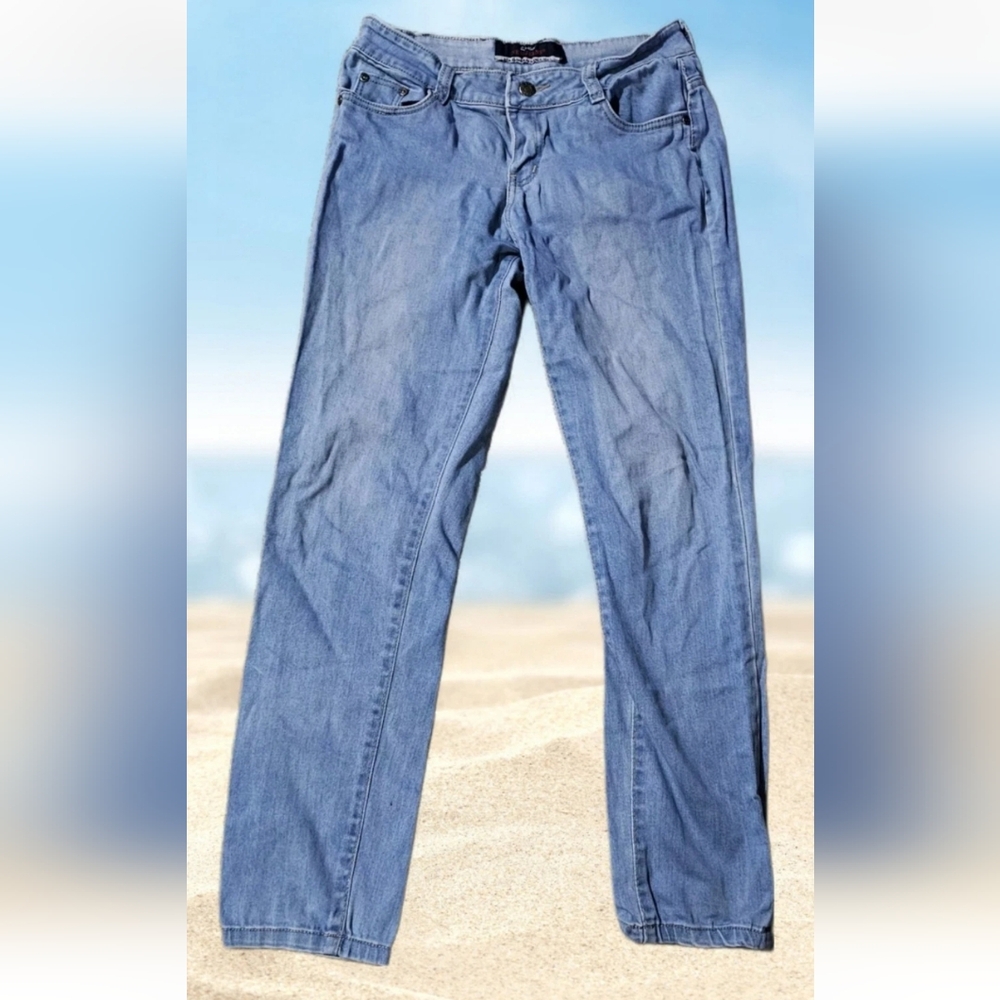Diesel Jeans Vintage Y2k Nevy Skinny Low Womens 12 Blue Preppy Glam Grunge